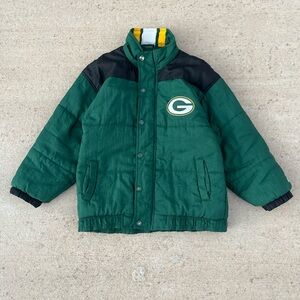 Vintage rare Green Bay Packers Jacket - Green and Black